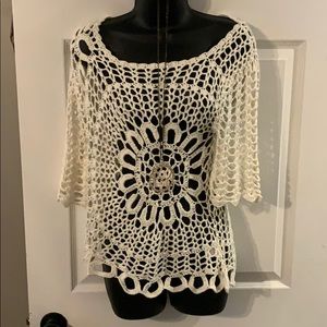 One World crochet top